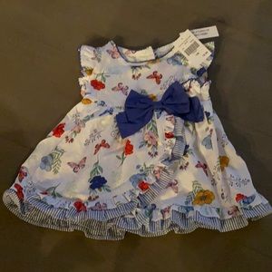 NWT Butterfly Dress 12M